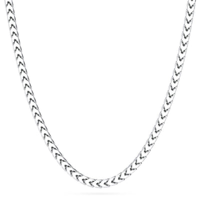 3mm Silver Franco Chain, Silver Chain for Men, Proclamation Jewelry