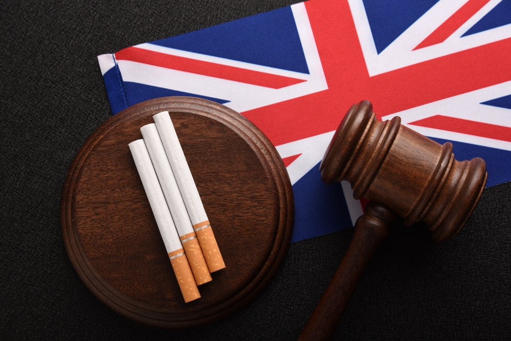 Gavel and cigarettes  -cracking down