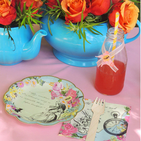 Alice Tea Party Plates Via Blossom