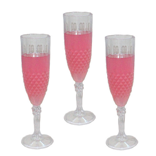 cheap plastic champagne flutes