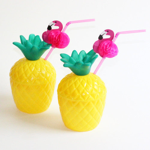 Flamingo Straws (12 per Pack) – Via Blossom