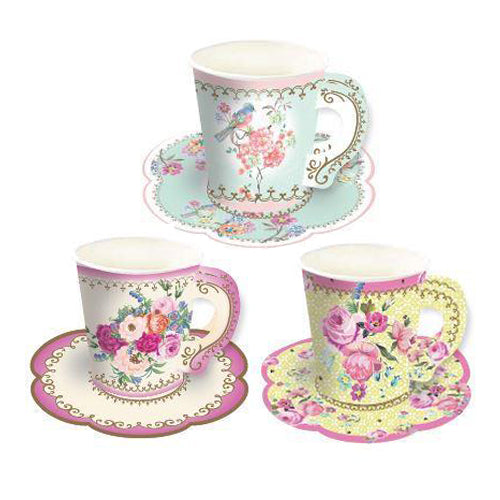 afternoon tea paper plates and napkins