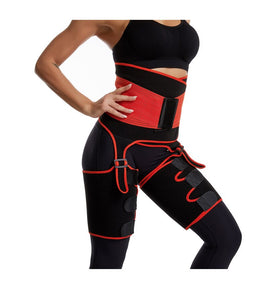 waist trainer with thigh slimmer