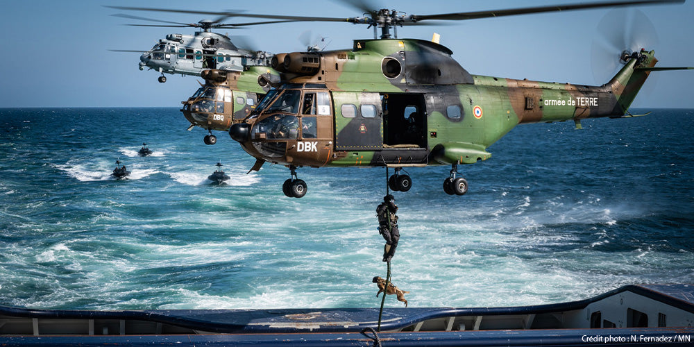 Commandos marine, FORFUSCO, COS, forces spéciales, corde lisse, aérocordage