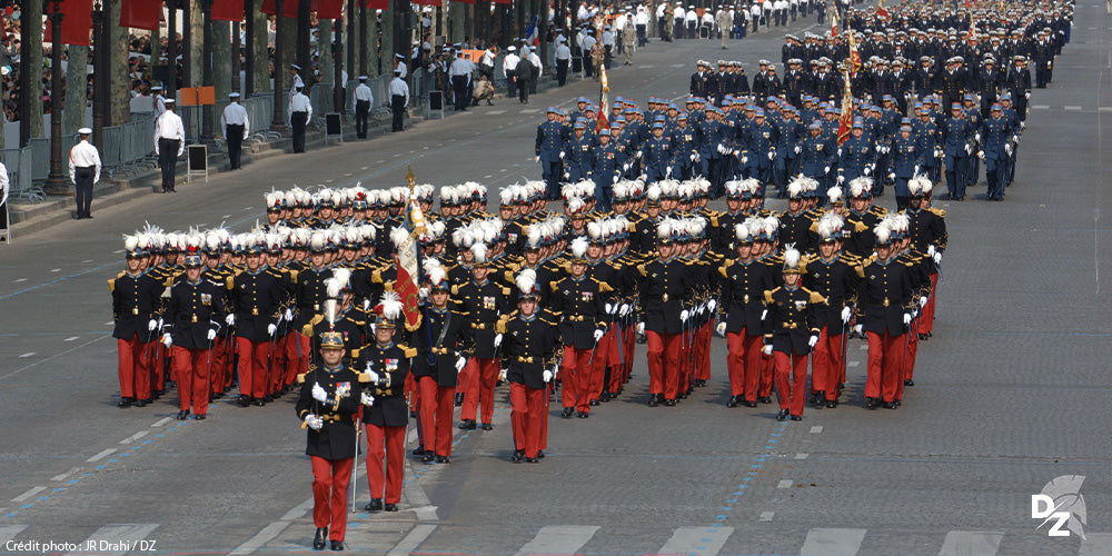 Défilé, St Cyr, Paris, 14 juillet