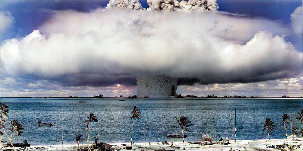 Explosion nucléaire, champignon atomique