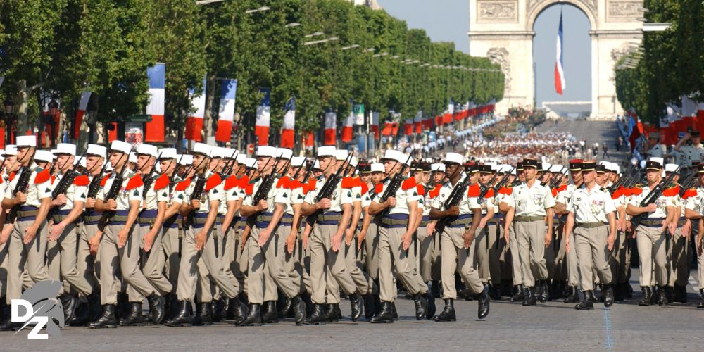 armée, légion étrangère, défilé, képi blanc, 14 juillet