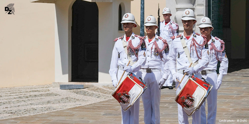 Monaco, compagnie des carabiniers du Prince, tambours