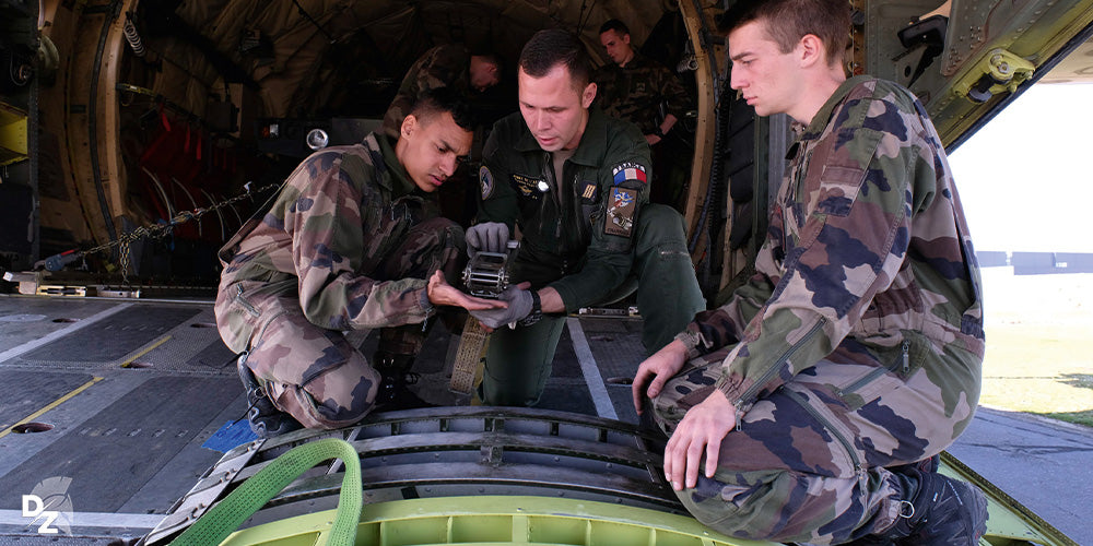 RTP, régiment du train parachutiste, largueurs, armée de l'air et de l'espace, avion, Transal