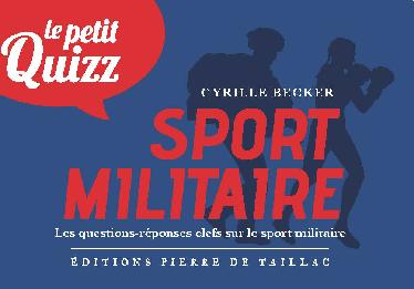 Le petit quizz du sport militaire, livre, culture, jeu, sportif