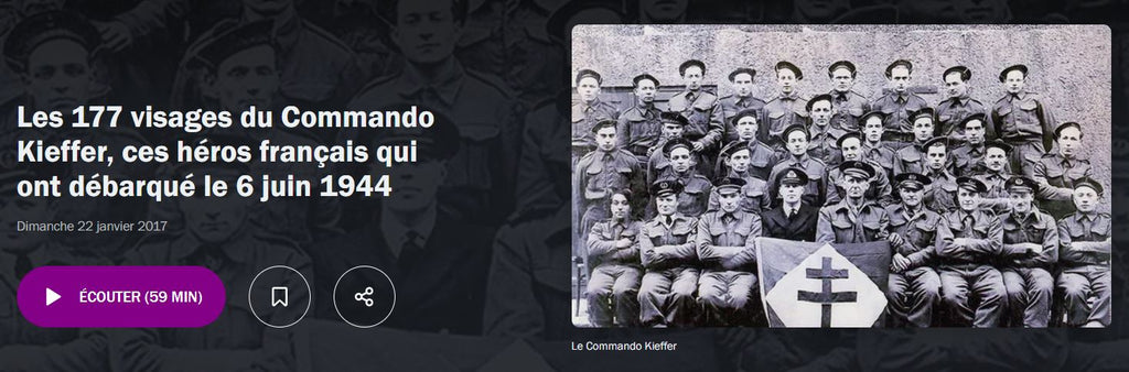 podcast, commando kieffer, histoire, commando marine, philippe kieffer, débarquement, seconde guerre mondiale, 6 juin 1944