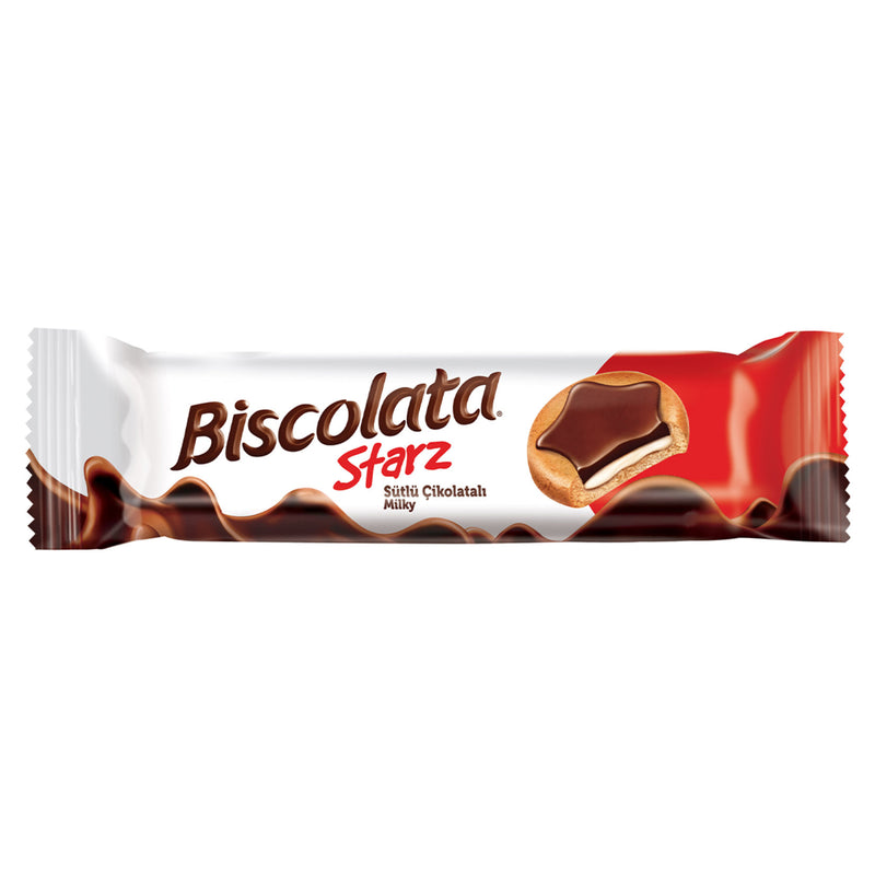 Biscolata Starz Milk Chocolate Biscuit (Sütlü Çikolata Kaplamalı Biskü