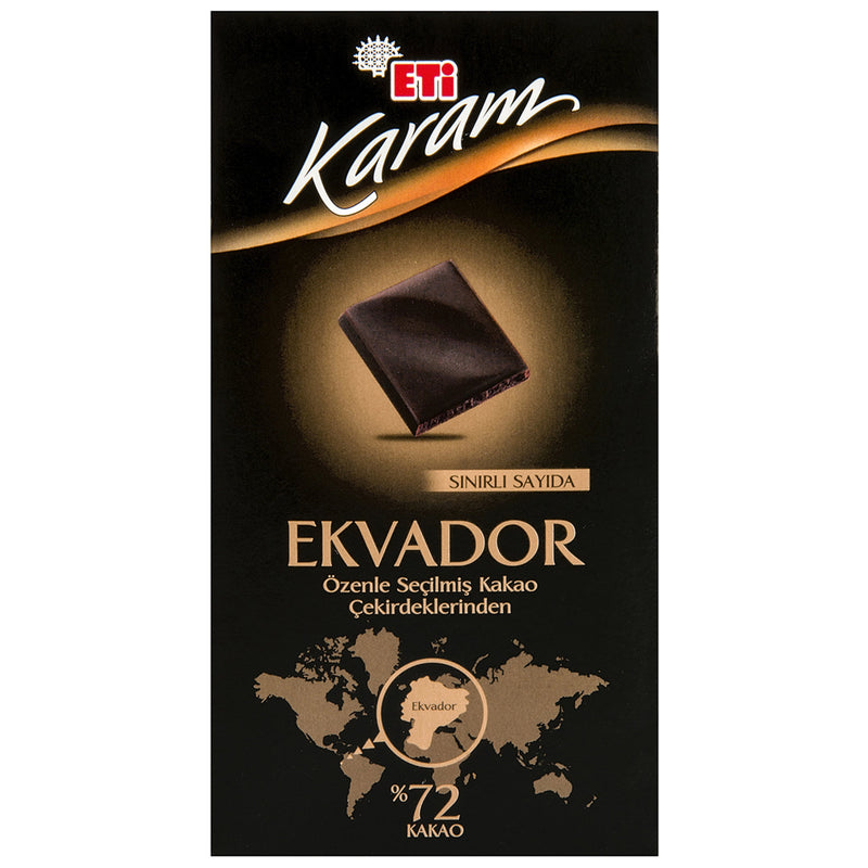 Eti Karam Ecuadorian Dark Chocolate (Ekvador Bitter Çikolata) 68g