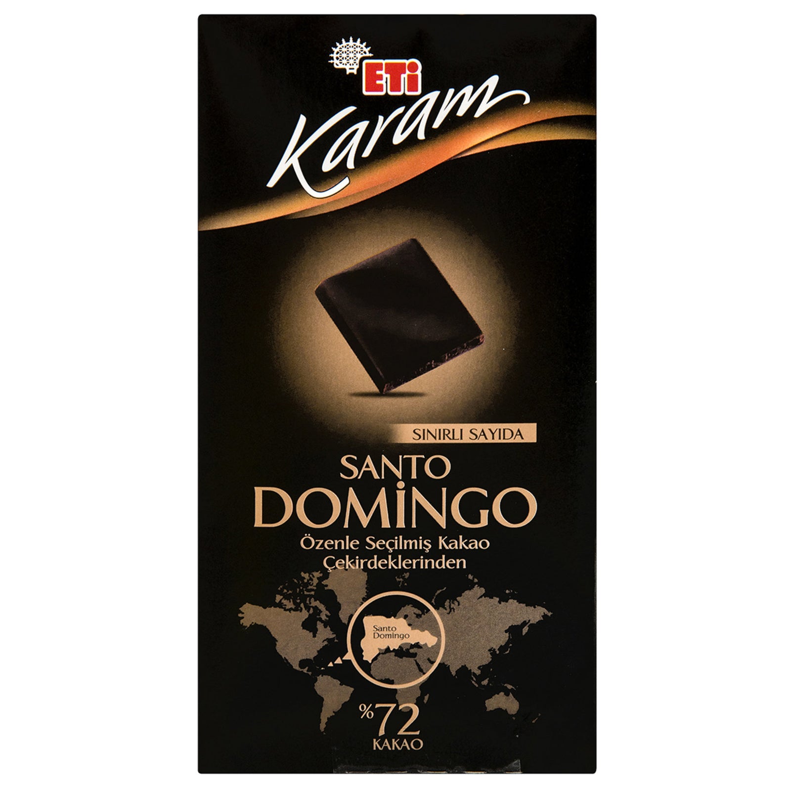 Eti Karam Santo Domingo Dark Chocolate (Bitter Çikolata) 68g