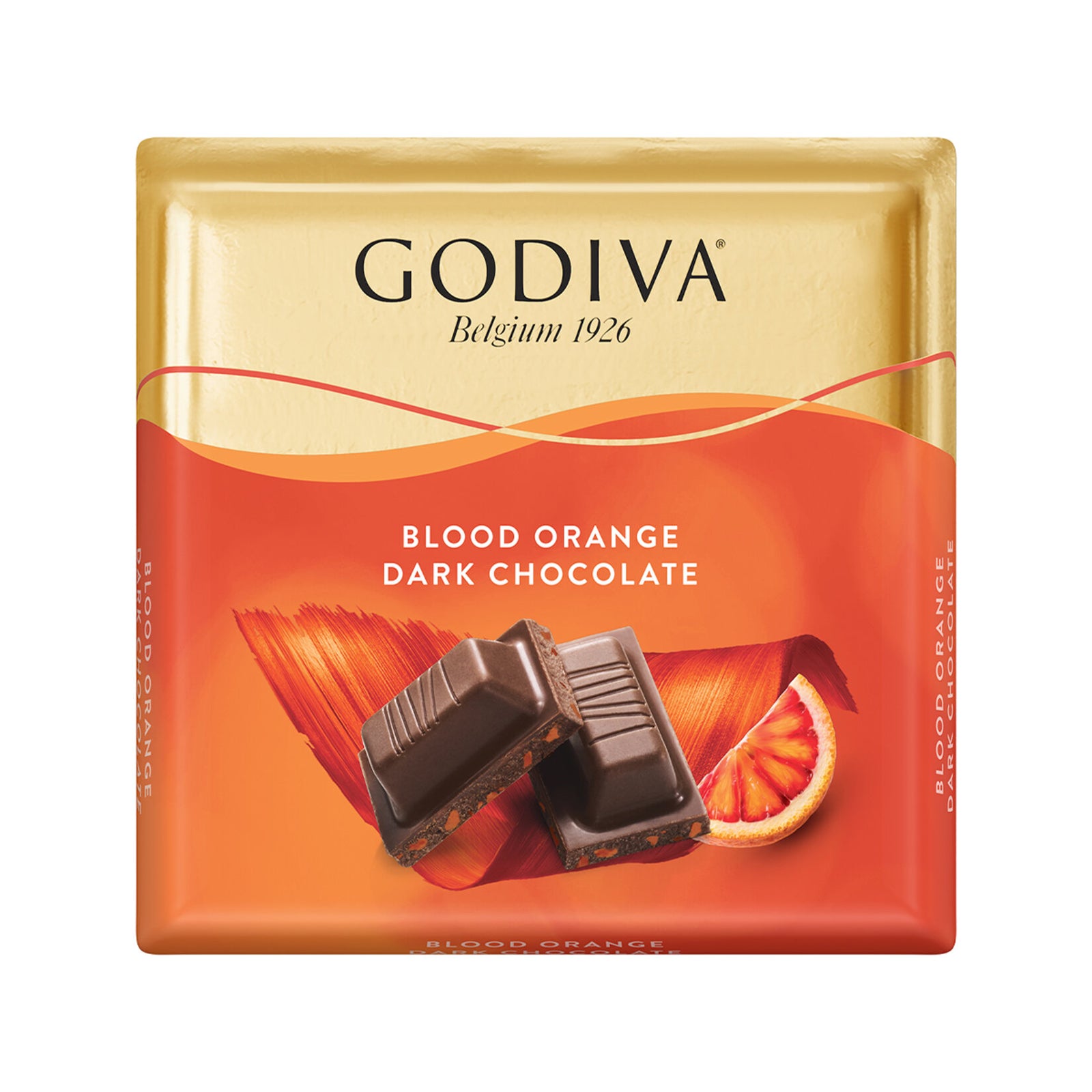 Godiva Blood Orange Dark Chocolate (Kare Kan Portakallı Bitter Çikolat