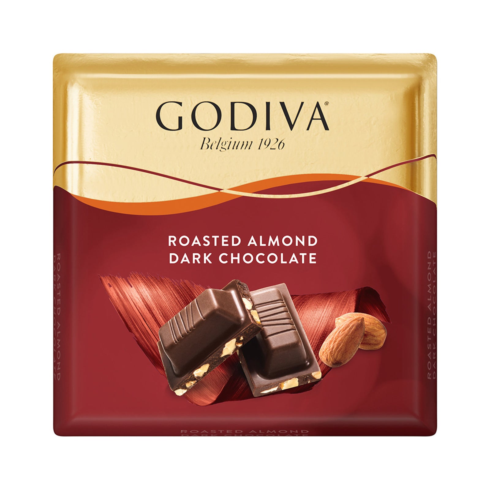 Godiva Roasted Almond Dark Chocolate Square (Bademli Bitter Çikolata K