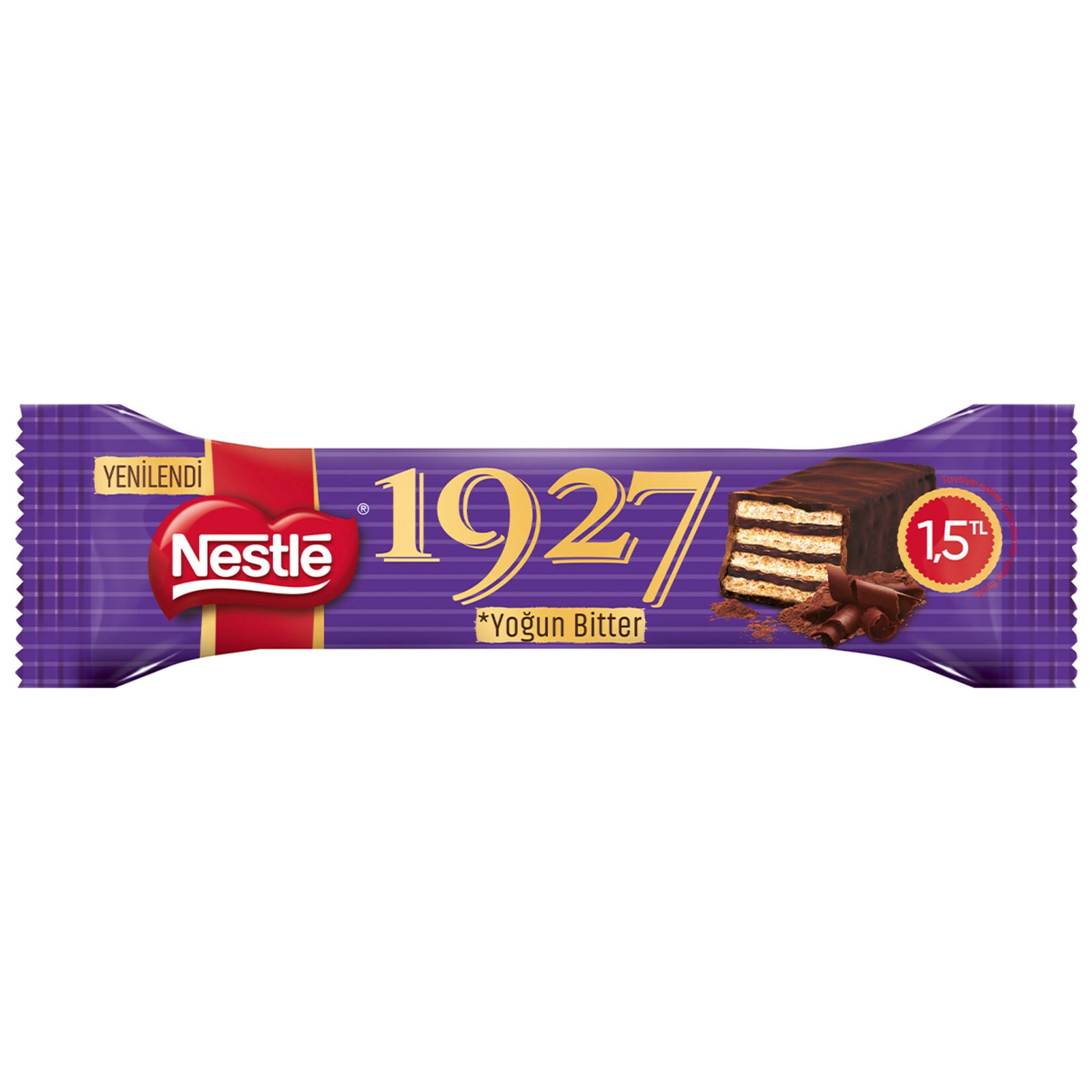 Nestle 1927 Dark Chocolate Wafer (Yoğun Bitter Çikolata Kaplamalı Gofr