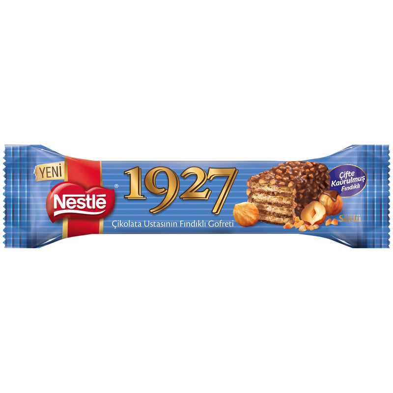 Nestle 1927 Milk Chocolate Wafer Coated with Hazelnuts (Çifte Kavrulmu