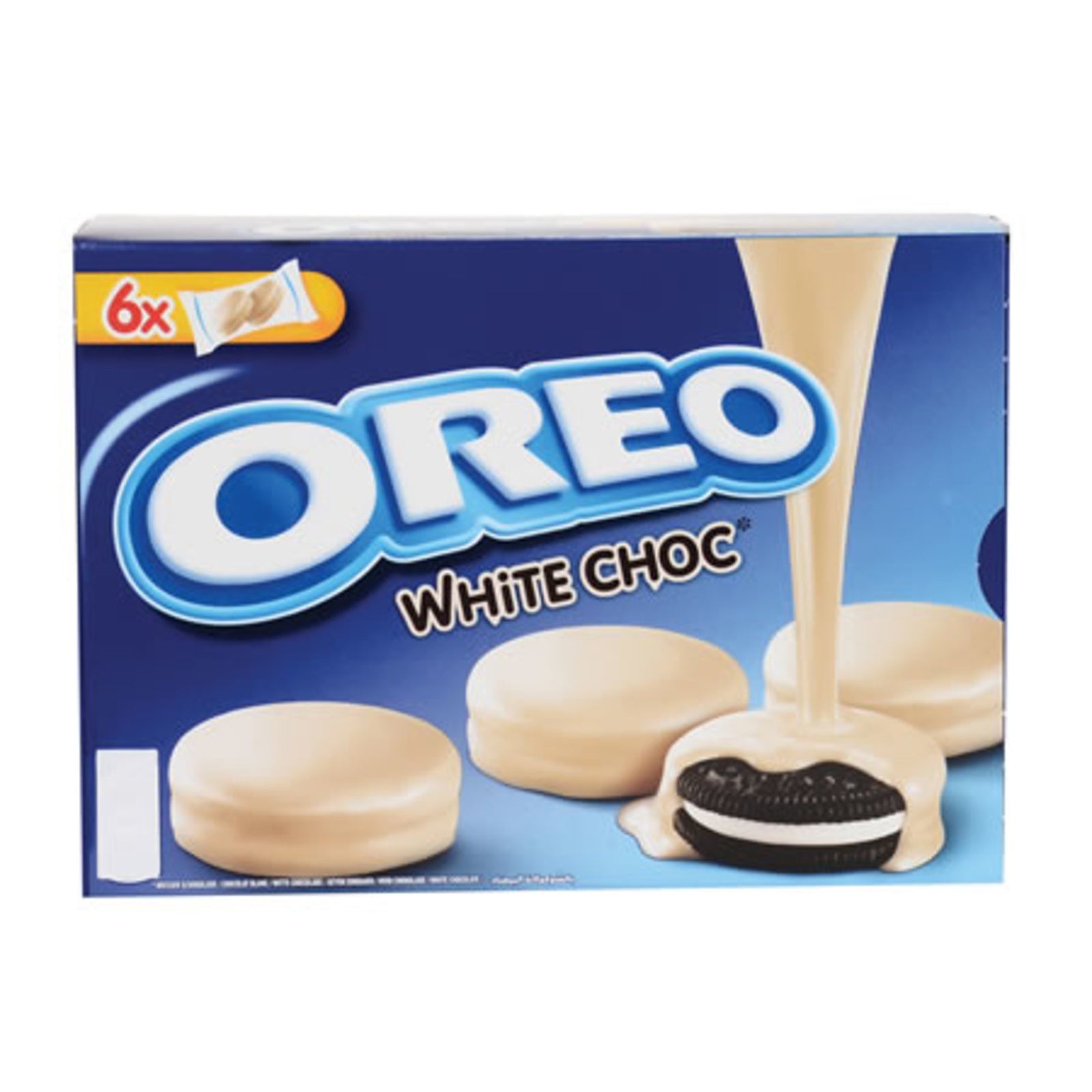 Oreo White Chocolate Coated Cookies, Pack of 6 (Beyaz Çikolata Kaplama