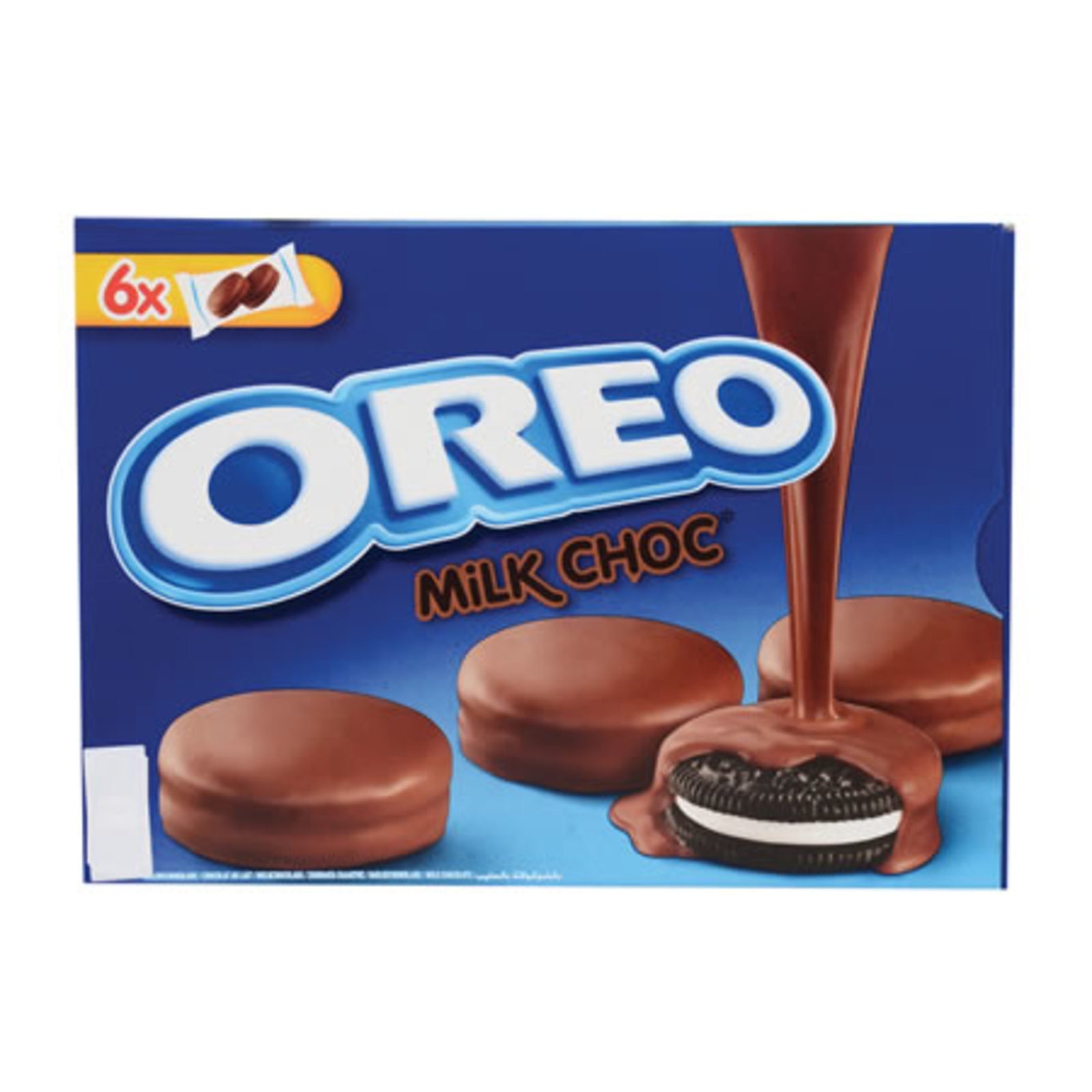 Oreo Milk Chocolate Coated Cookies, Pack of 6 (Sütlü Çikolata Kaplamal