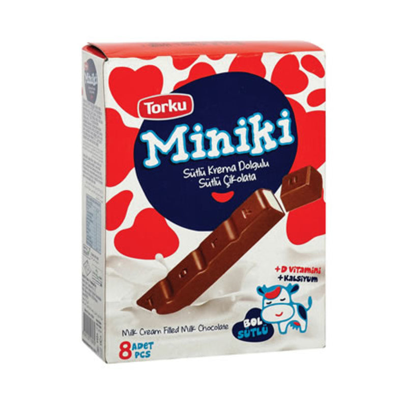 Torku Miniki CreamFilled Milk Chocolate (Sütlü Çikolata) 88g