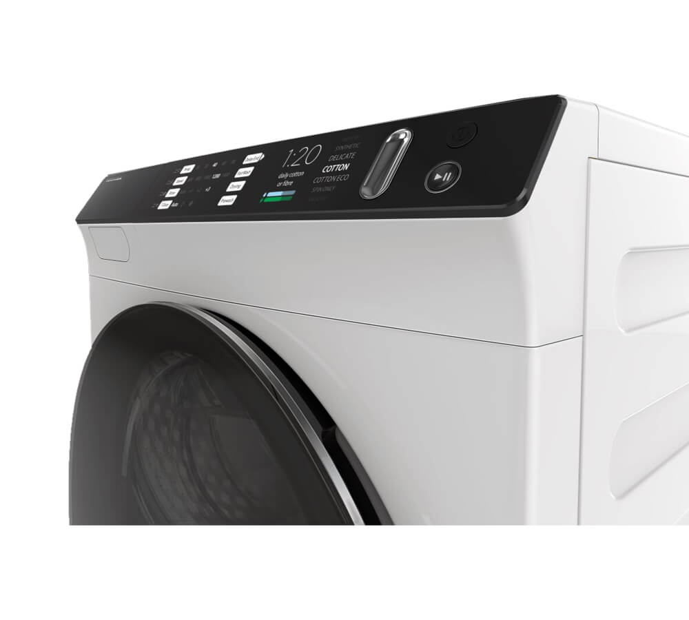 Toshiba Machine à laver TW-J80S2CMWK - 7kg - blanc - Noir - Garantie 12  mois - Prix pas cher