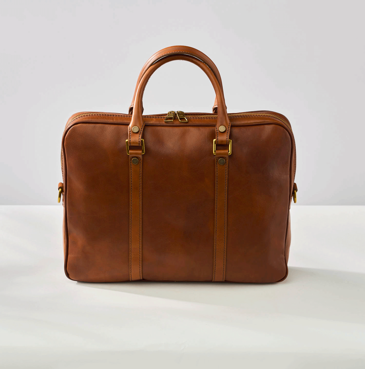 Piero Briefcase Cognac – Hektor + Helena