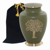 SOULFUL TREE BRASS CREMATION URN