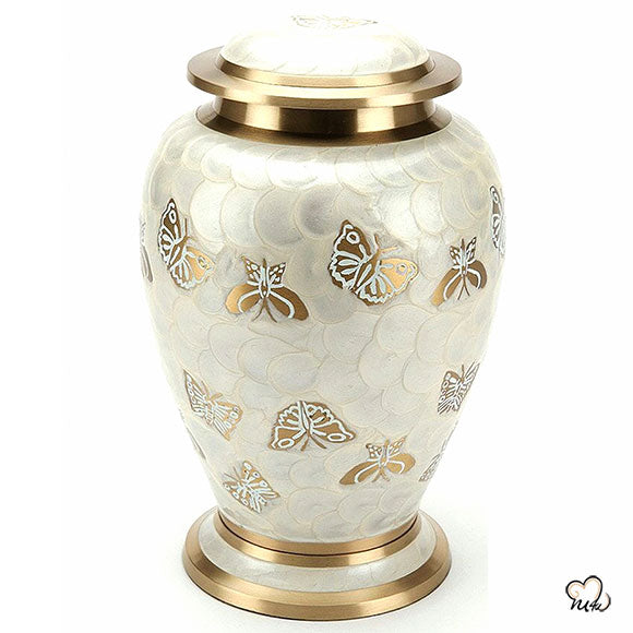  Golden Butterfly Adult Cremation Urn