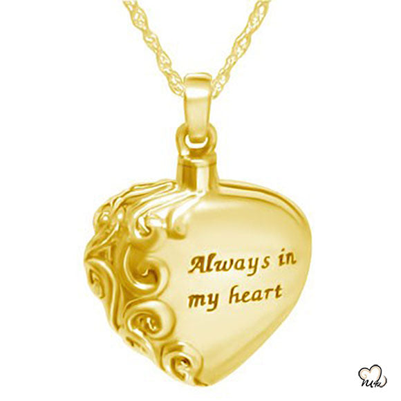 Always-in-my-heart-cremation-jewelry-gold-plated