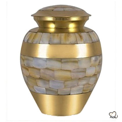 Mother of Pearl Infant Cremation Urn