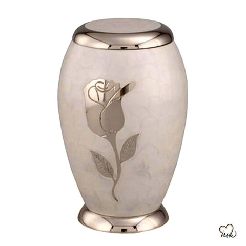 Pearl White Cremation Urn