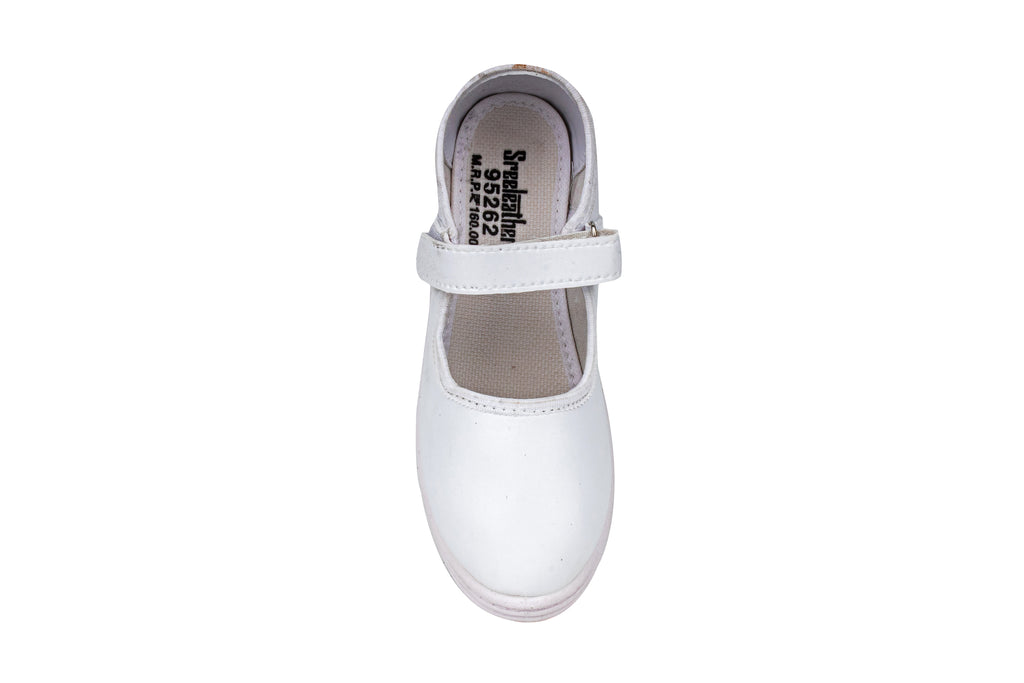 School Shoes Girls (White 11-12 Yrs) 95263