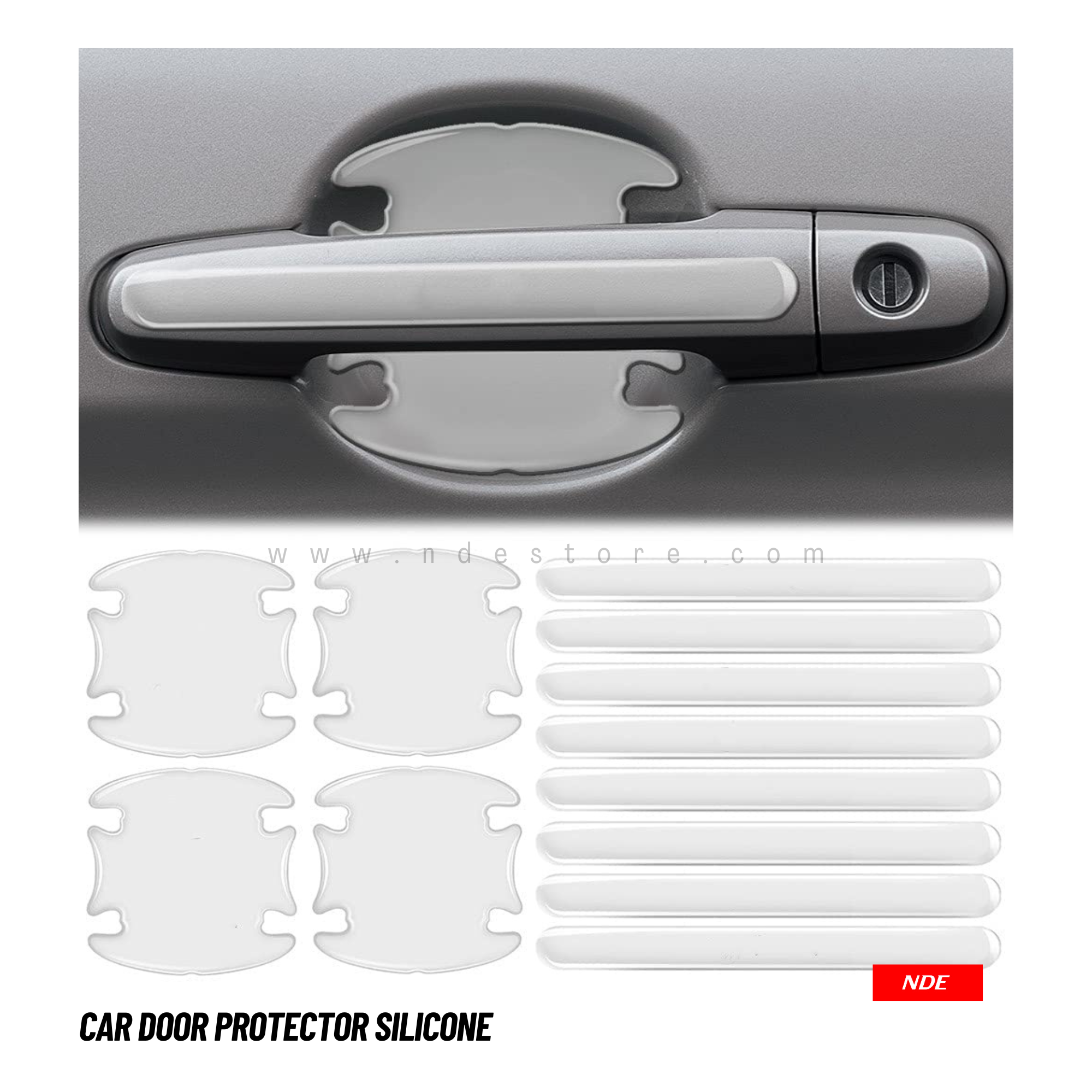 DOOR SILL AREA PROTECTION CARBON FIBER STICKER FOR HONDA - NDE STORE