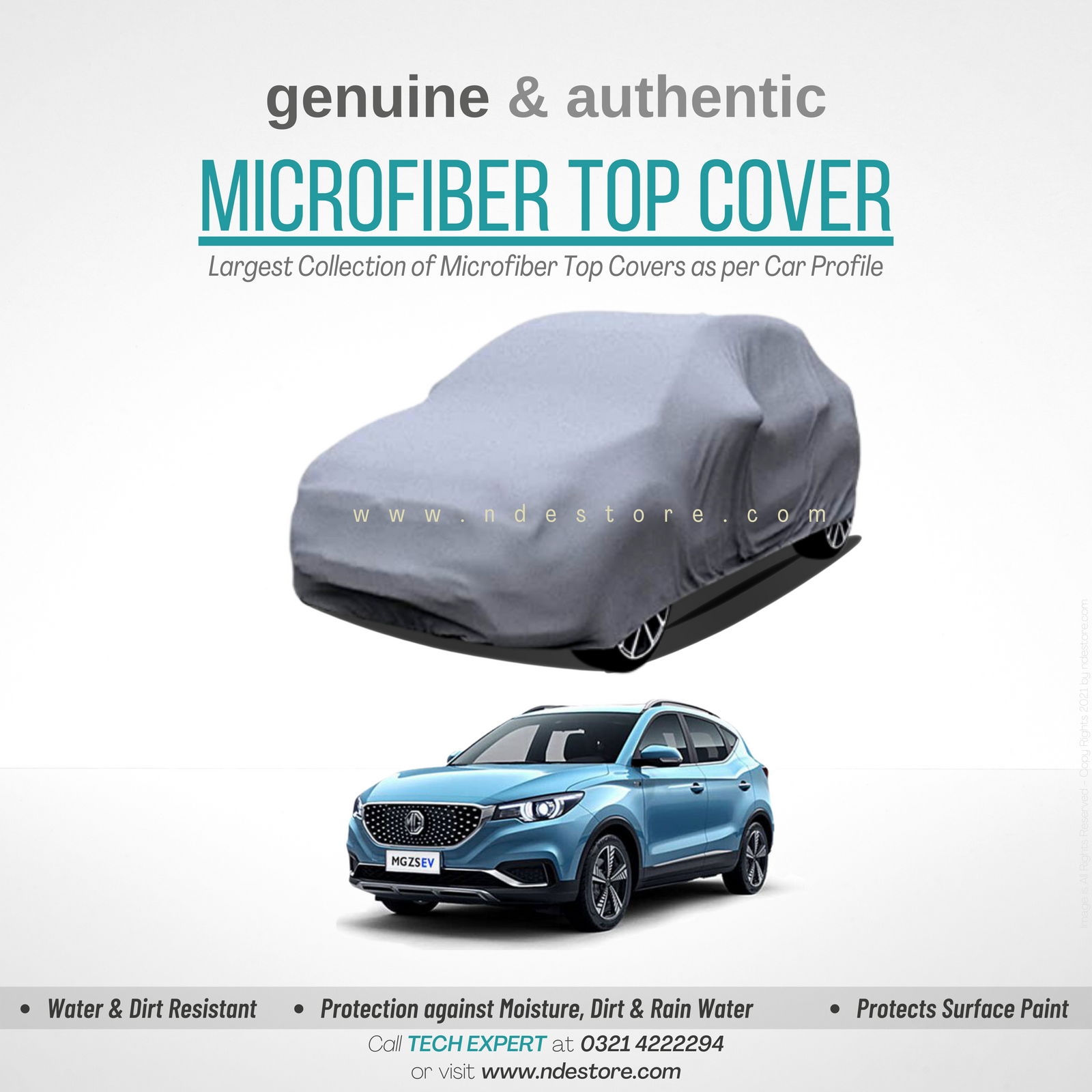 TOP COVER MICROFIBER FOR MG HS PHEV - NDE STORE