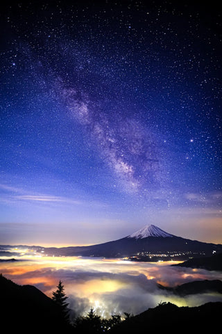 夜明けの銀河