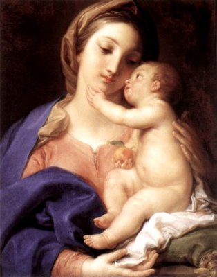 ポンペオ・バトーニ「聖母子」