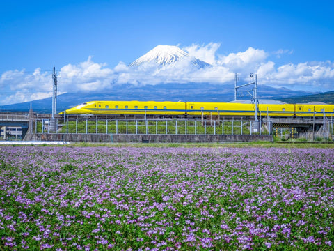 富士山とドクターイエロー