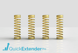 4 Specially Calibrated Springs 3500g - Quick Extender Pro product image