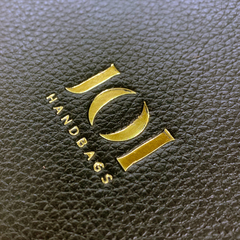 Gold Foil Embossed Leather - Stonestreet Leather
