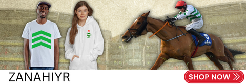 Zanahiyr horse racing merchandise