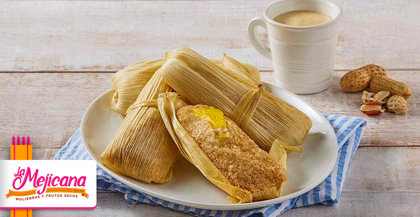 Intenta hacer estos deliciosos tamales de cacahuate tradicionales de G – La  Mejicana - Moliendas y Frutos Secos