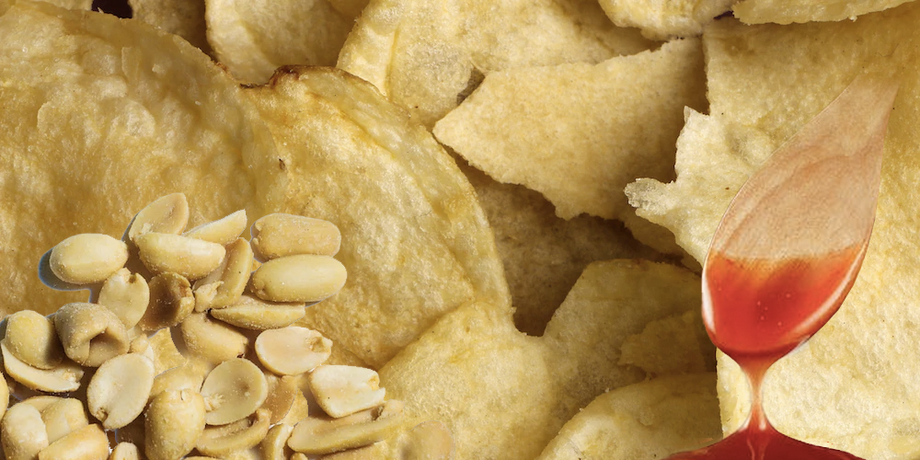 Prepara la botana perfecta. Papas con cacahuates y chamoy – La Mejicana -  Moliendas y Frutos Secos