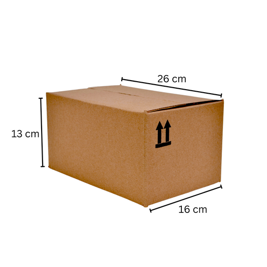 Caja de Cartón Autoarmable 【15 x 30 x 3 cm】