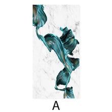 Load image into Gallery viewer, Large Modern Abstract Marble Blue Watercolor - decoratebyyou
