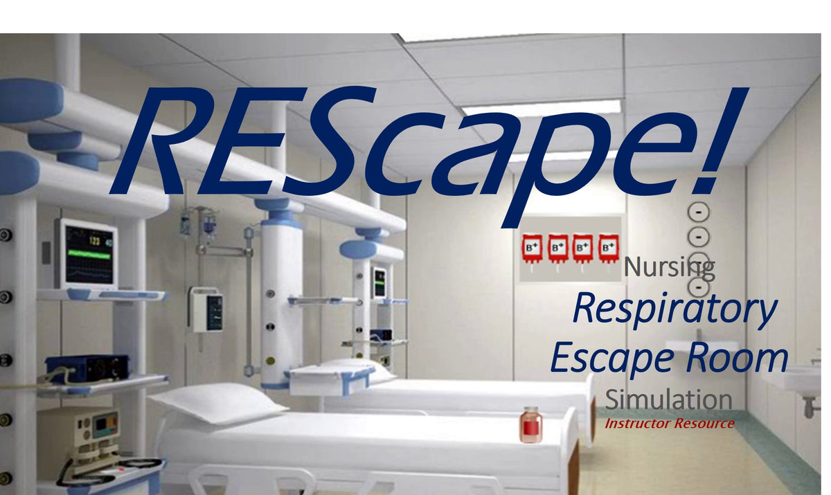 NEW! REScape Nursing Respiratory Escape Room COPD with Bacterial I