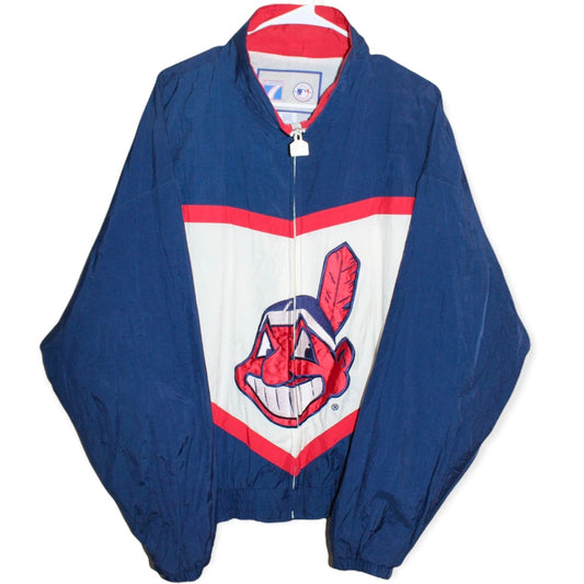 Vintage 90s Starter Indians Jacket XL Cleveland MLB Baseball