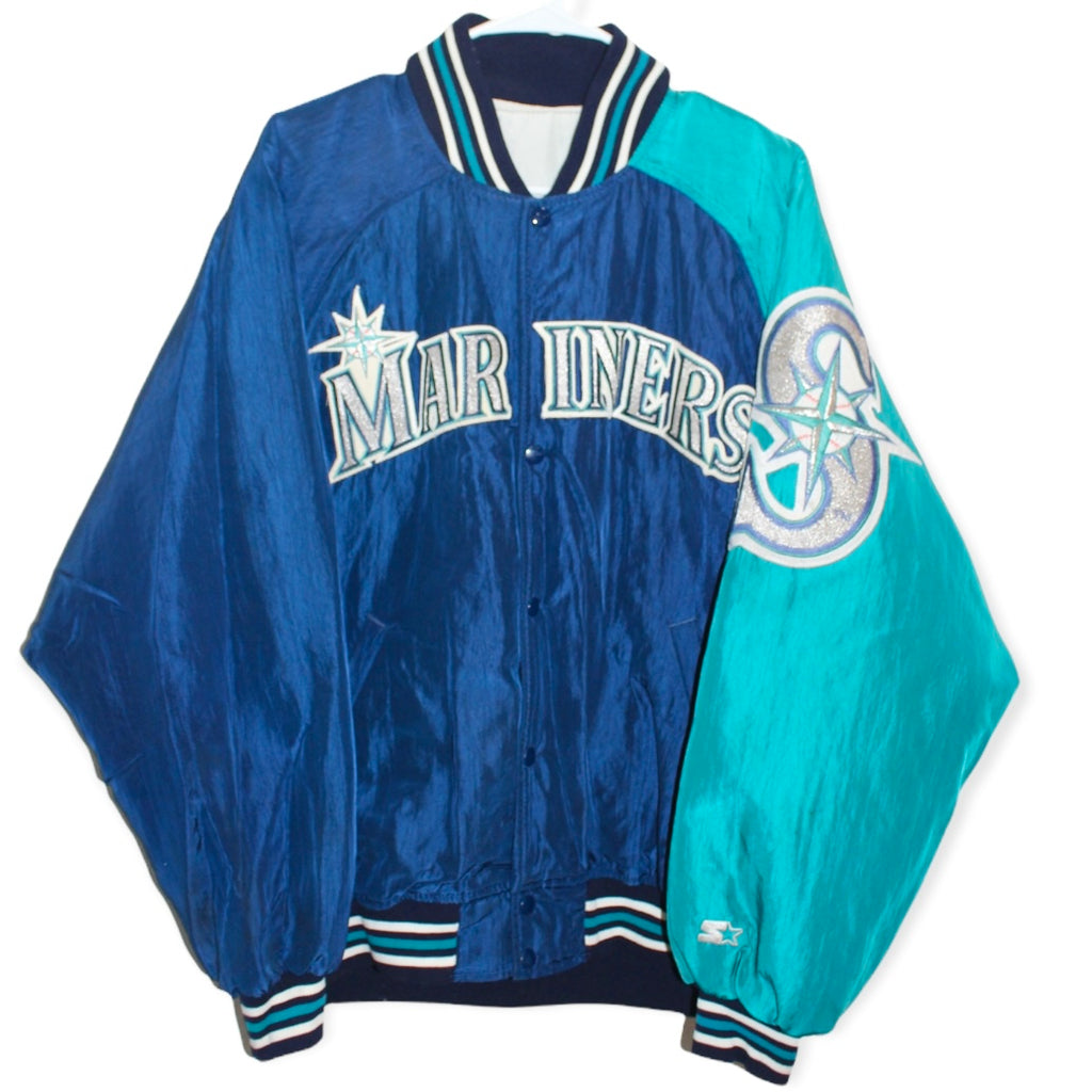 Vintage 1990's Seattle Mariners STARTER Diamond Collection Jacket Sz.