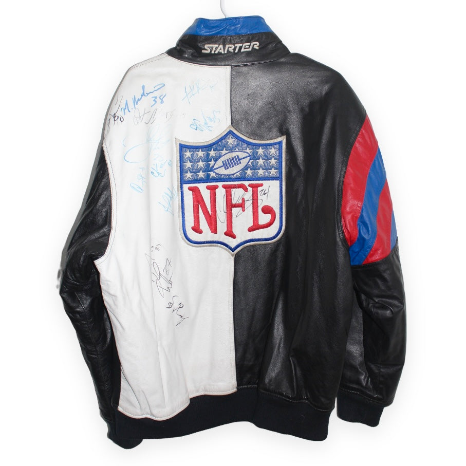 Officially Licensed NFL Faux Leather Varsity Jacket by Glll – goSASS