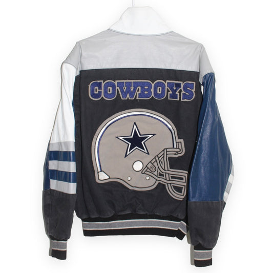 Vintage Dallas Cowboys Football Leather Jacket - Maker of Jacket